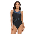 Maillot de bain femme avec design moderne à dos nageur et coupe sportive R&B