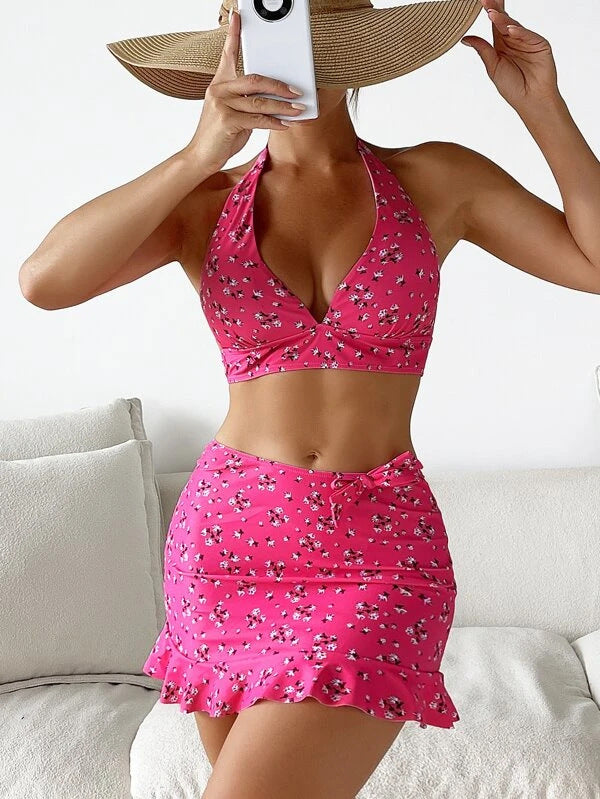 Ensemble de bikini floral pour femmes Echo Archiv