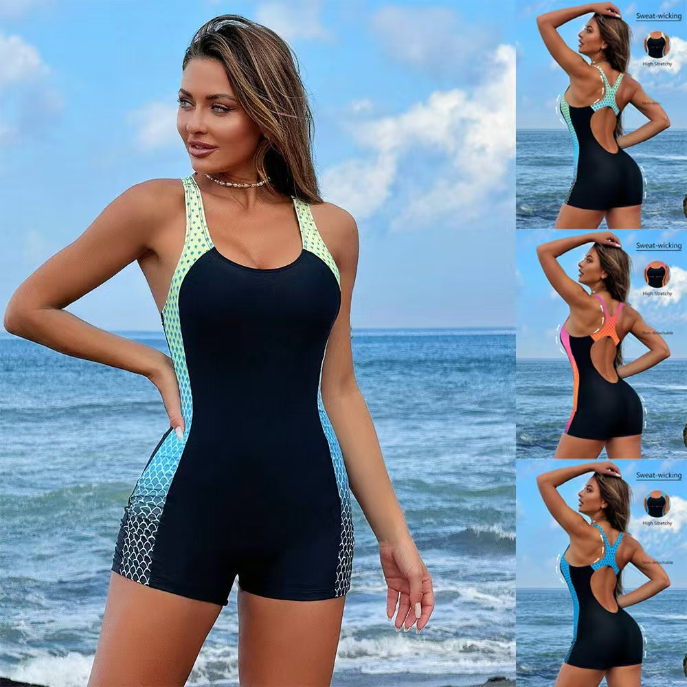 Maillot de bain sous-marin pour femmes Drune, coupe sportive
