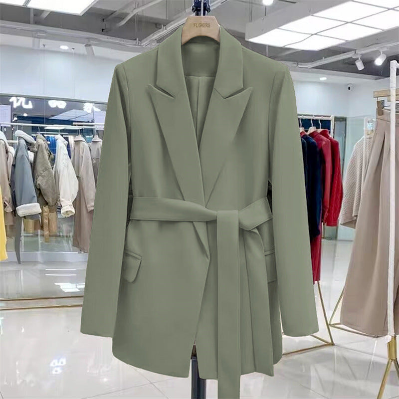 Blazer Wrap Élégant pour Femmes avec Ceinture