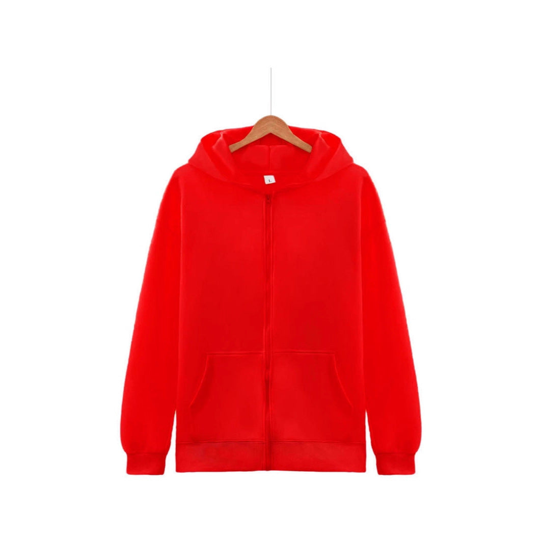 Hoodie unisexe nan léger avec fermeture éclair, en French-Terry gratté à l'intérieur, coutures plates et poches kangourou Echo Archiv