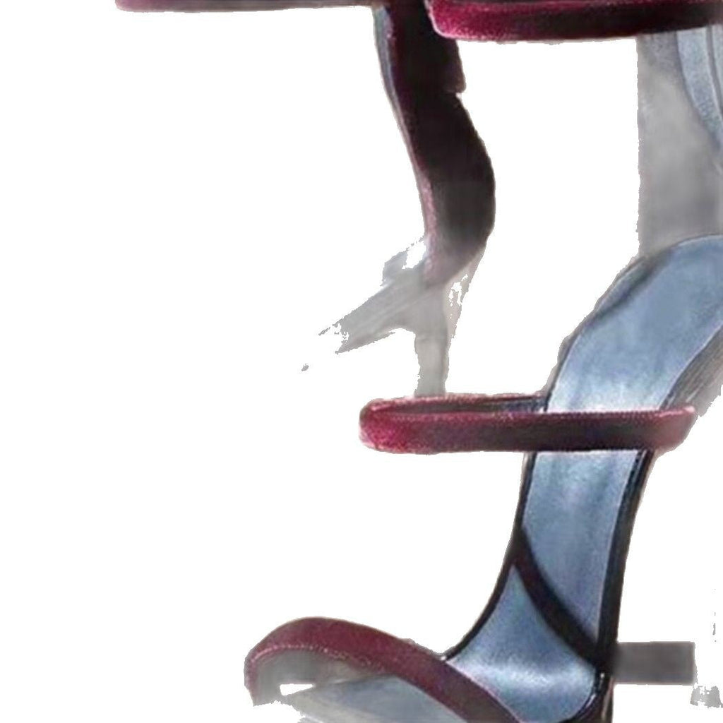 Sandales élégantes à talons aiguilles pour femmes avec délicates lanières R&B