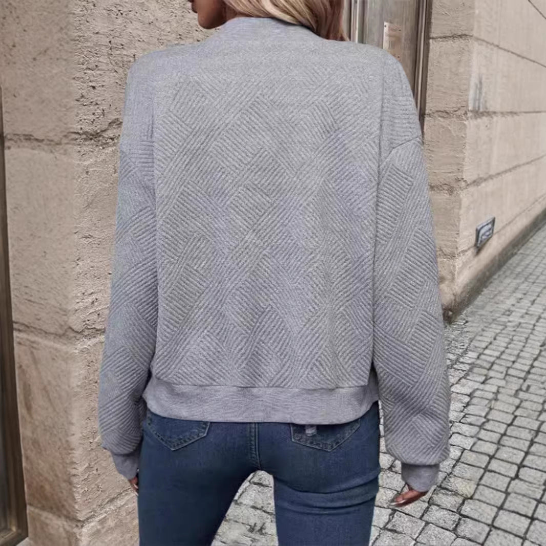 Veste en Fleece Élégante pour Femmes avec Design Structuré