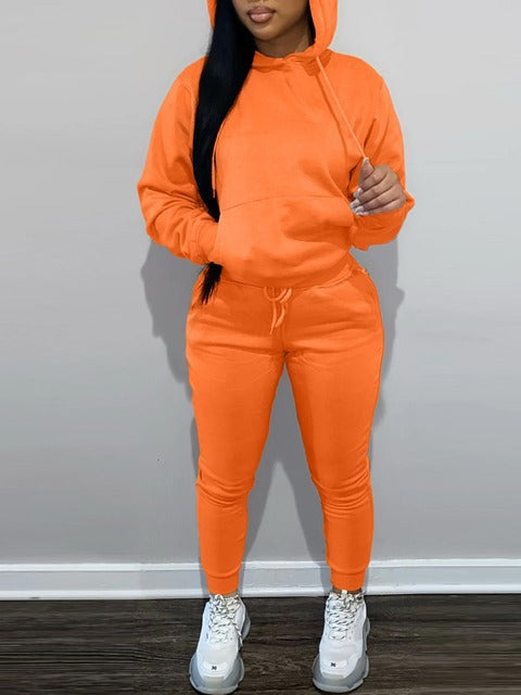 Ensemble de jogging sportif pour hommes avec sweat à capuche, poche kangourou et pantalon de jogging slim Echo Archiv