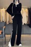 Ensemble pour femmes avec capuche, pantalons amples et poches
