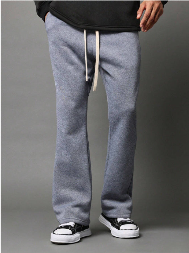 Pantalon de jogging pour hommes, coupe décontractée, jambe droite et taille élastique - Echo Archiv