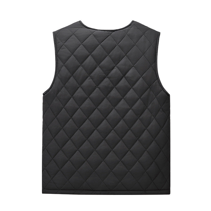 Gilet d'extérieur matelassé pour hommes
