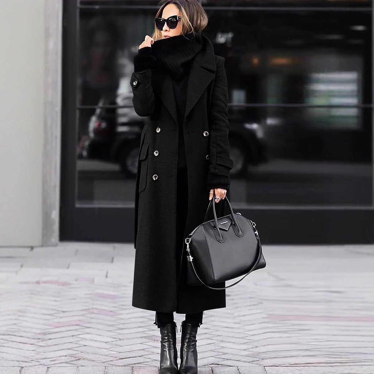 Manteau en laine élégant et intemporel pour femmes