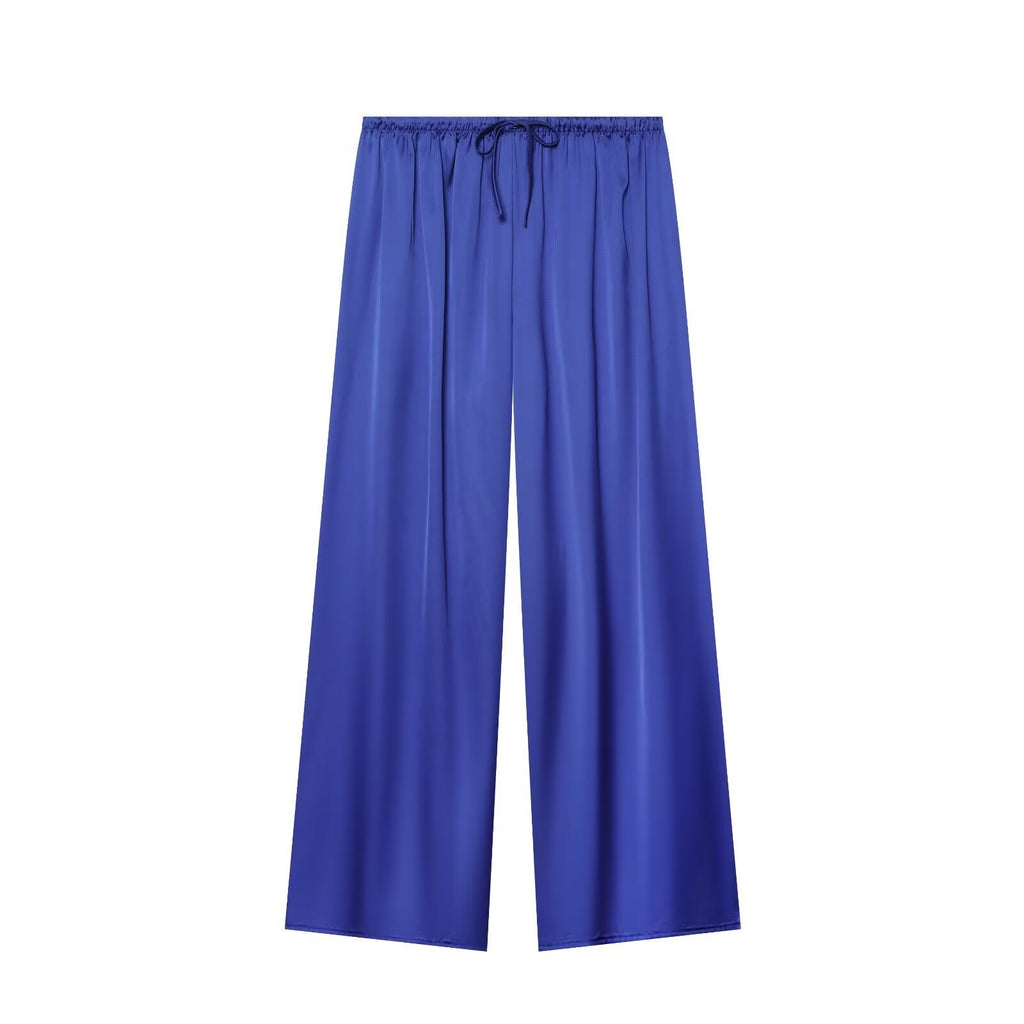 Pantalon Palazzo ample et léger pour femmes avec taille élastique et cordon Echo Archiv