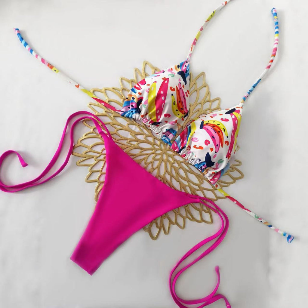 Bikini triangle pour femmes avec détail floral Echo Archiv