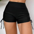 Shorts de bain sportifs pour femmes avec lacets latéraux réglables R&B