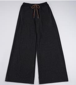 Pantalon de lounge large taille haute pour femmes avec cordon et coupe fluide Echo Archiv