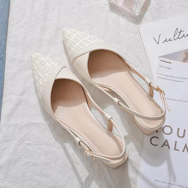 Sandales Slingback pour femmes avec un élégant bout et une semelle respirante Heidi-Mode