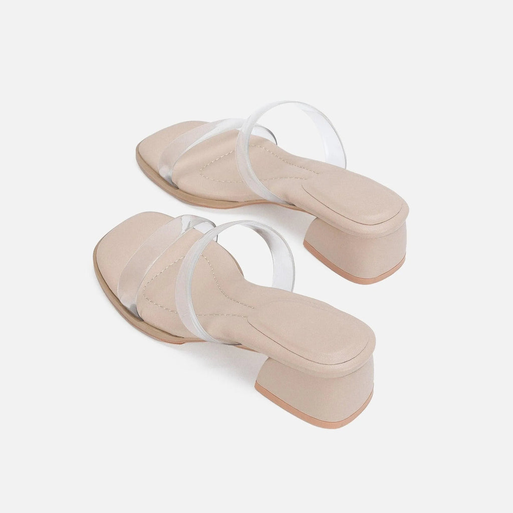 Sandales À Talon Moyen Avec Brides Pour Femmes | Idéal Pour Usage Quotidien Et Sorties