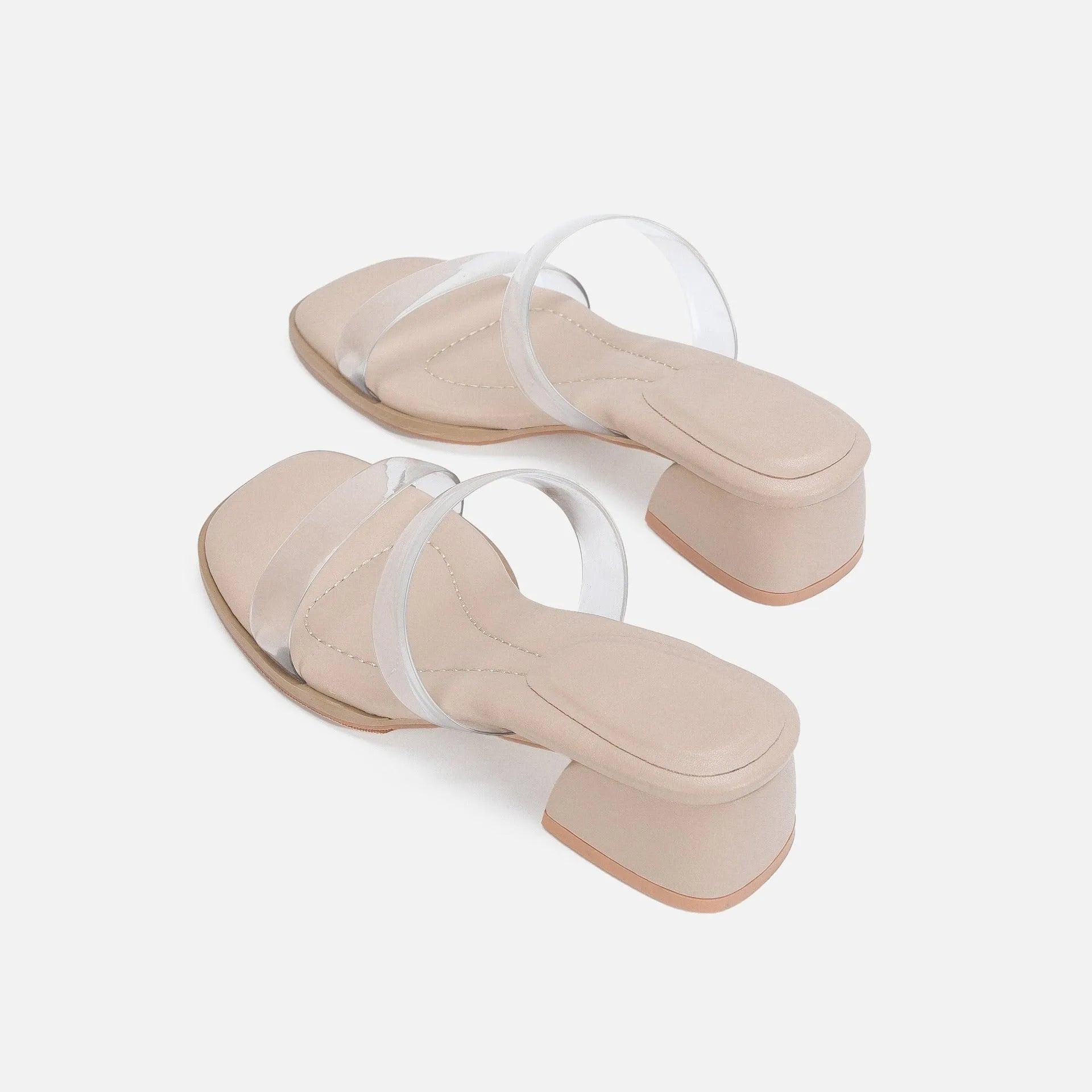 Sandales À Talon Moyen Avec Brides Pour Femmes | Idéal Pour Usage Quotidien Et Sorties