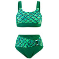 Ensemble de bikini taille haute pour femmes avec un design de bague raffiné Echo Archiv