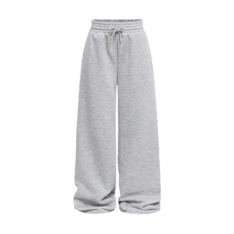 Pantalon de lounge unisexe en molleton avec cordon de serrage élastique, poches latérales et jambe droite Echo Archiv
