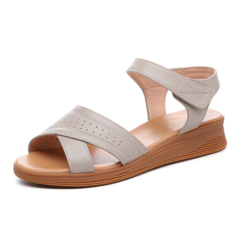 Sandales à brides confortables pour femmes avec tige respirante et semelle flexible Heidi-Mode