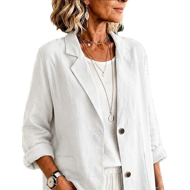 Veste en lin légère et élégante pour femmes