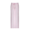 Pantalons de détente pour femmes avec taille élastique et motif à rayures fin