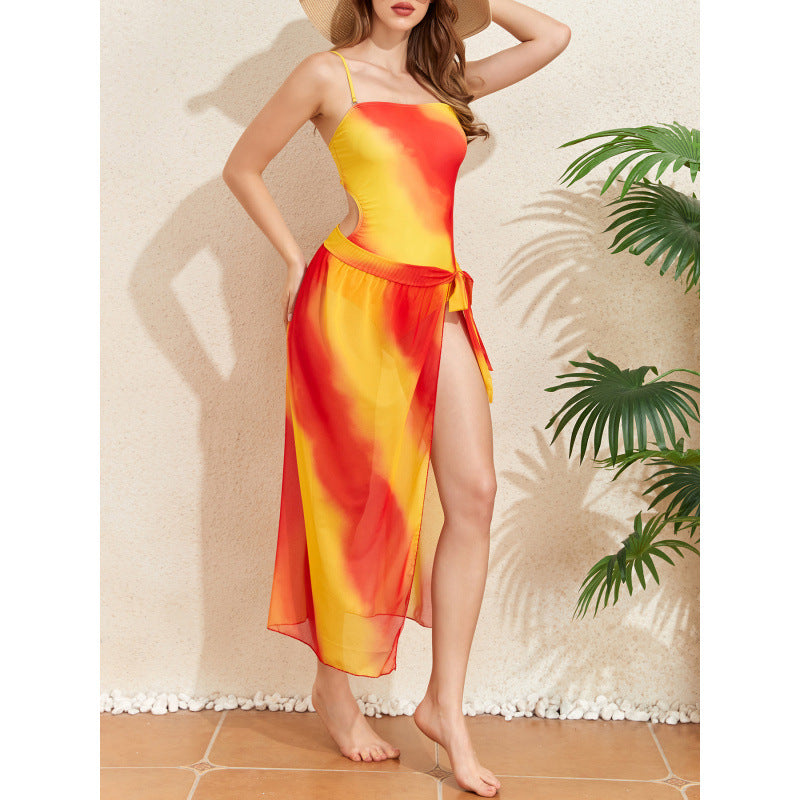 Maillot de bain élégant à enrouler pour femmes avec robe de plage aérienne Echo Archiv
