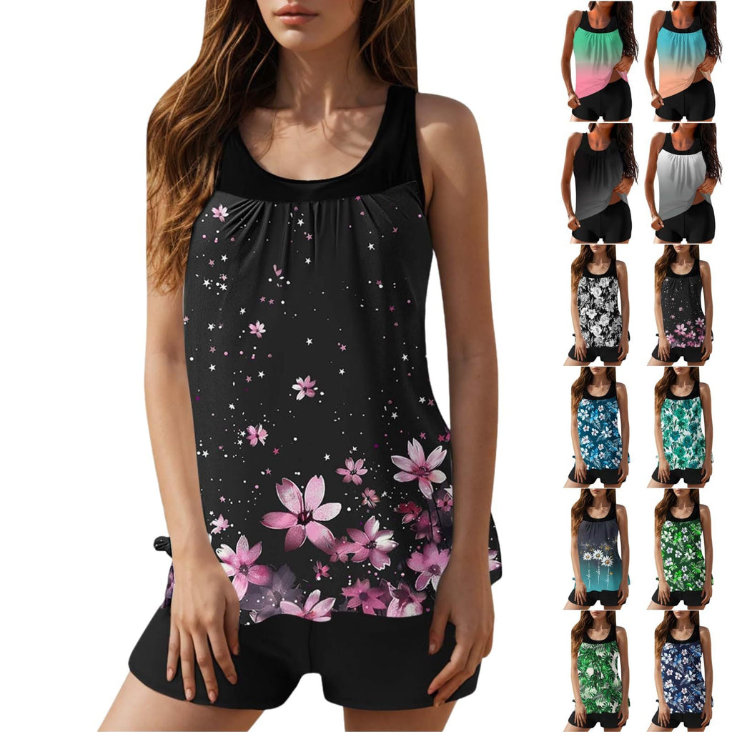 Tankini femme avec accents floraux Echo Archiv