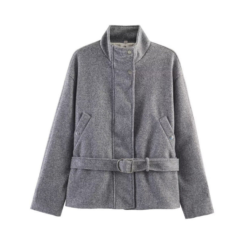 Veste en laine réversible et à la mode pour femmes