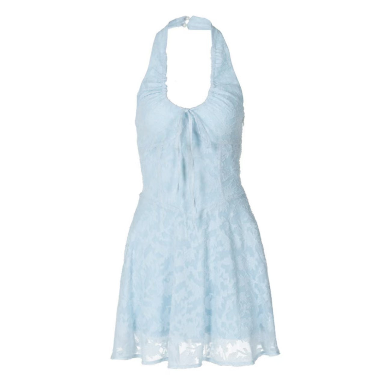 Robe Boho romantique et ludique pour femmes avec dentelle et col montant R&B
