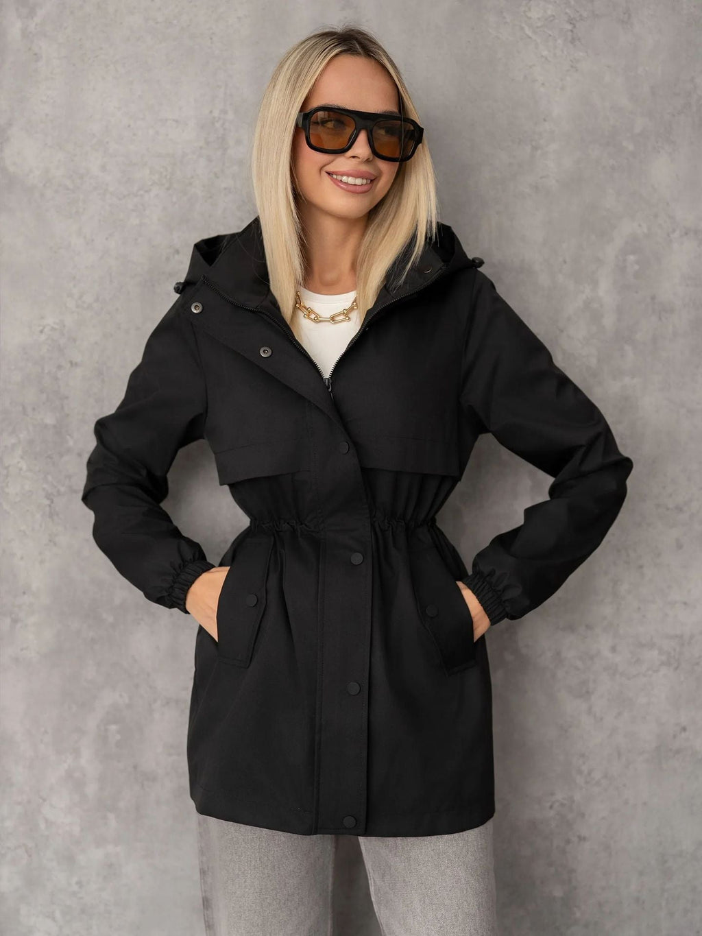 Veste à capuche fonctionnelle pour femmes