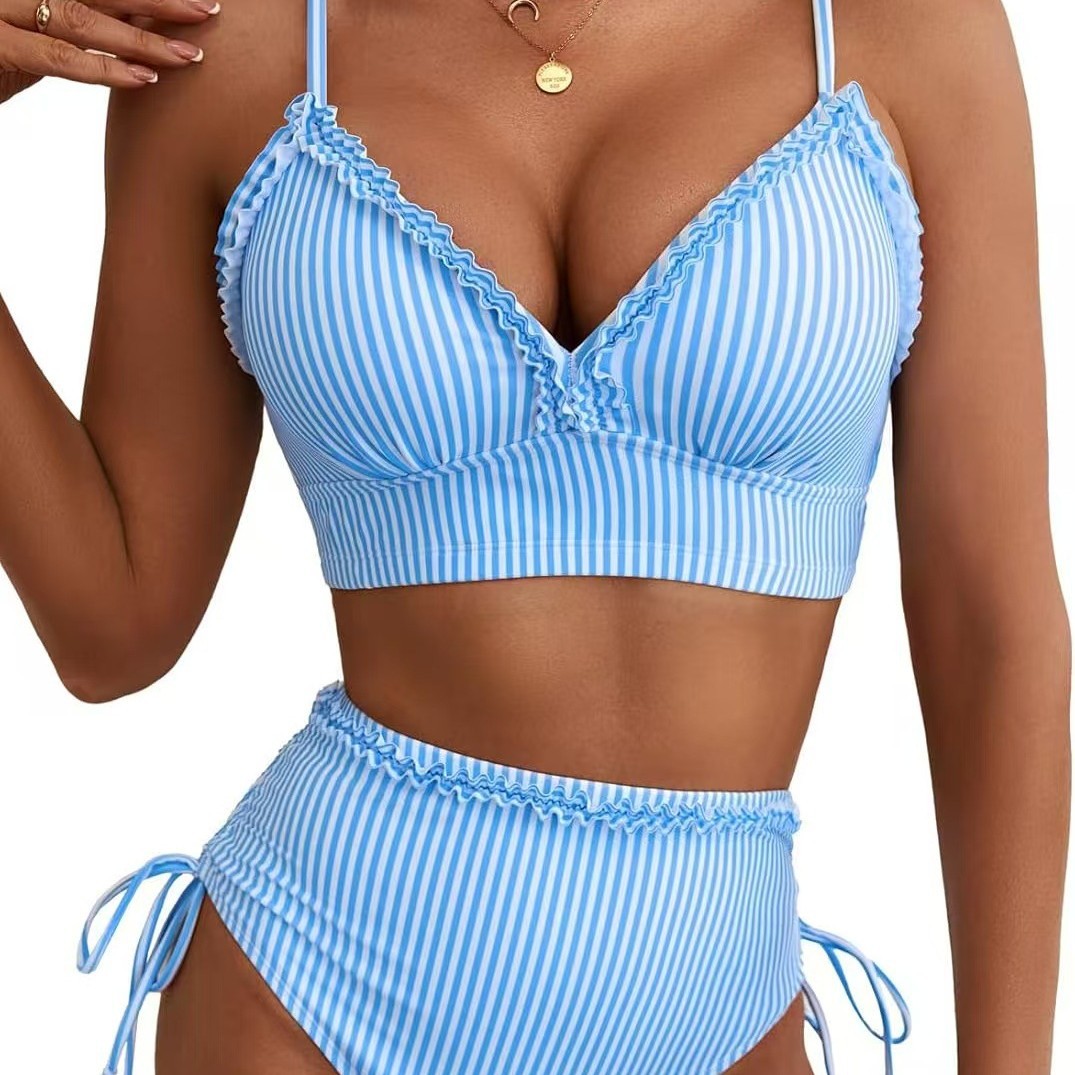 Maillot de bain femme à taille haute avec volants Echo Archiv