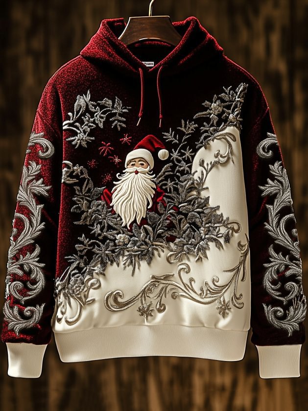 Pull à capuche créatif pour femmes avec motif squelette et Noël Echoarchiv