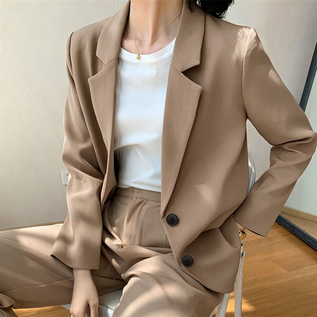 Blazer élégant et confortable pour femmes avec détails en perles