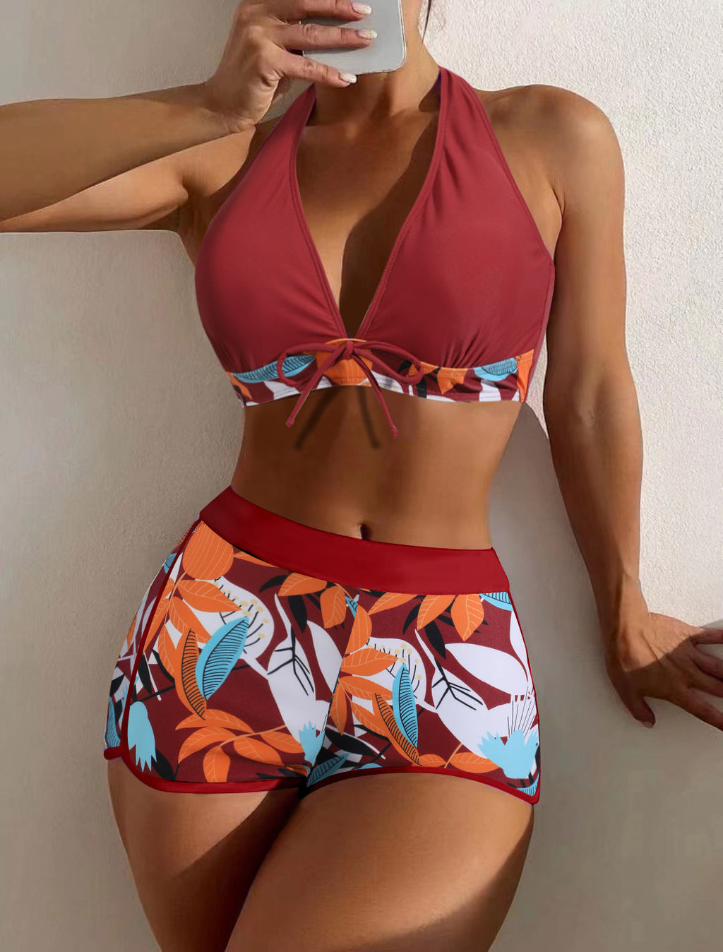 Ensemble de bikini de haute qualité pour femmes avec tanga à la mode et bretelles réglables R&B