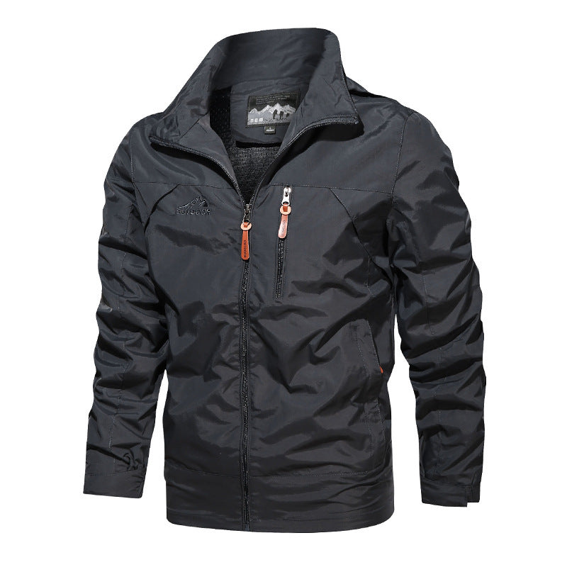 Veste d'extérieur légère pour hommes Windbreaker avec revêtement déperlant et doublure en mesh respirant Echo Archiv