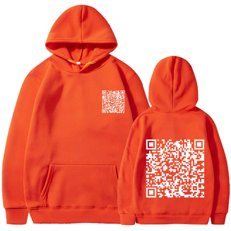 Sweat à capuche sportif pour femmes avec code QR Echoarchiv