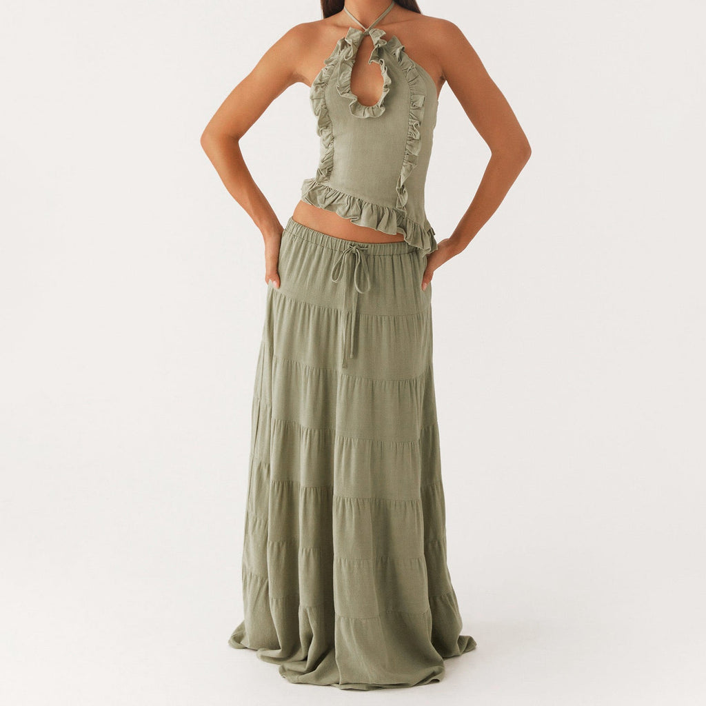 Robe chemise pour femmes avec détails floraux Heidi-Mode