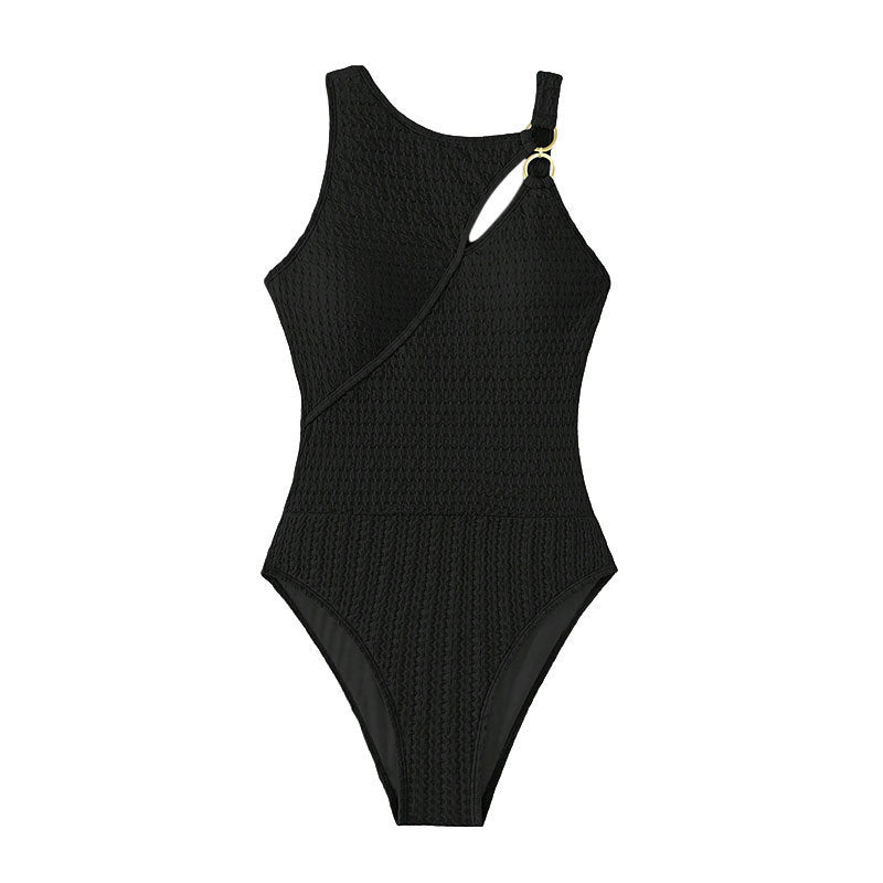 Maillot de bain une pièce pour femmes avec découpe innovante et design structuré R&B