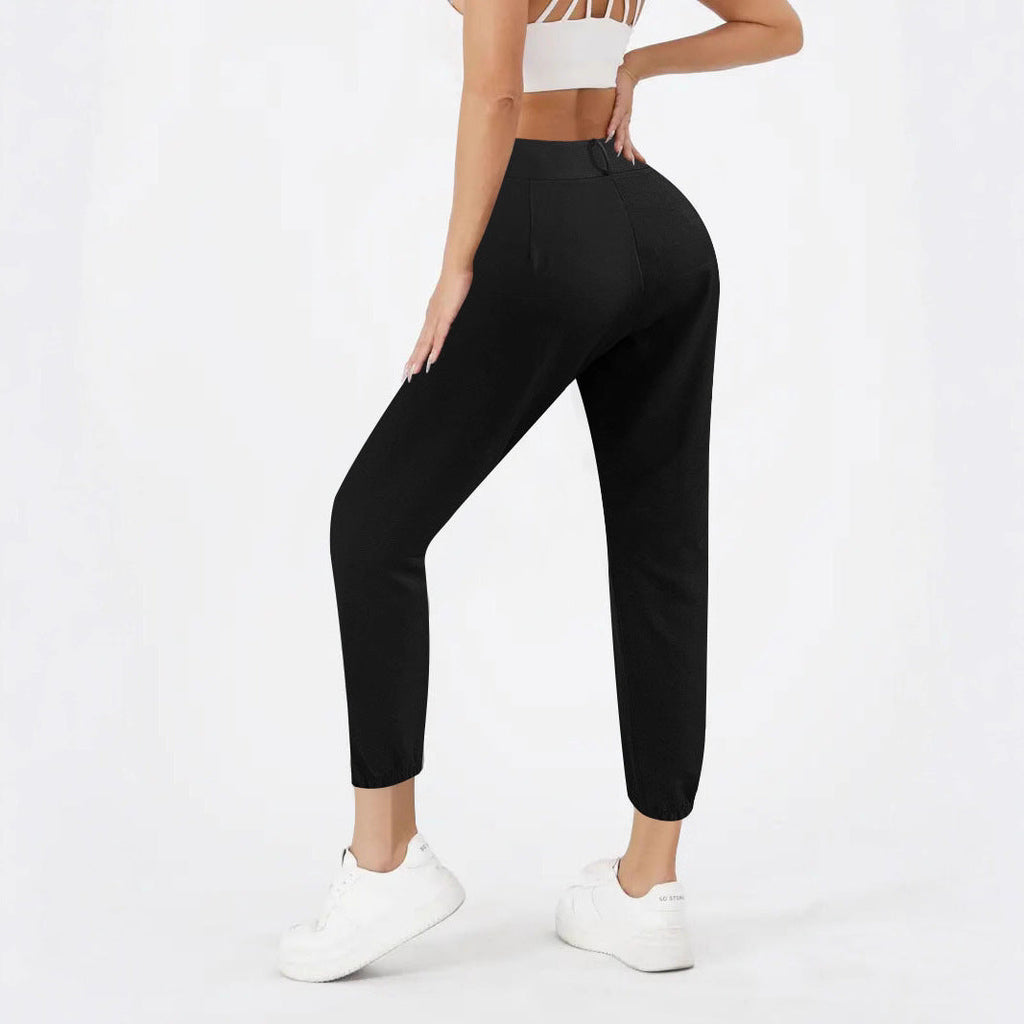 Pantalon chino taille haute pour femmes avec ourlet étroit Echoarchiv