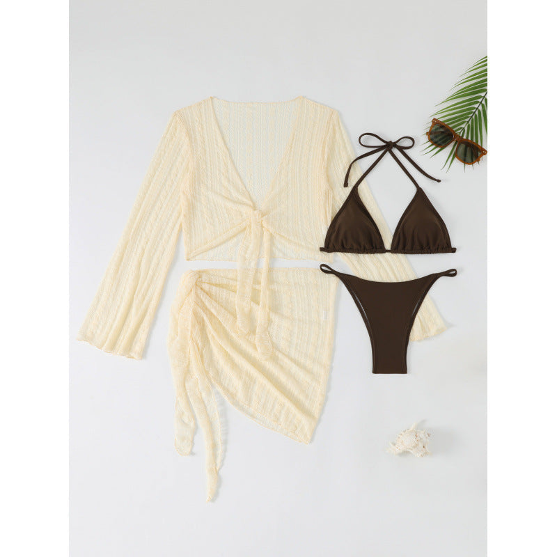 Ensemble de bikini pour femmes avec un cardigan léger Echo Archiv