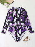 Maillot de bain long à manches pour femmes Drune