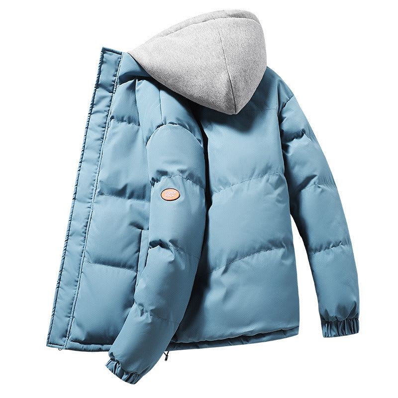 Veste à capuche matelassée pour hommes