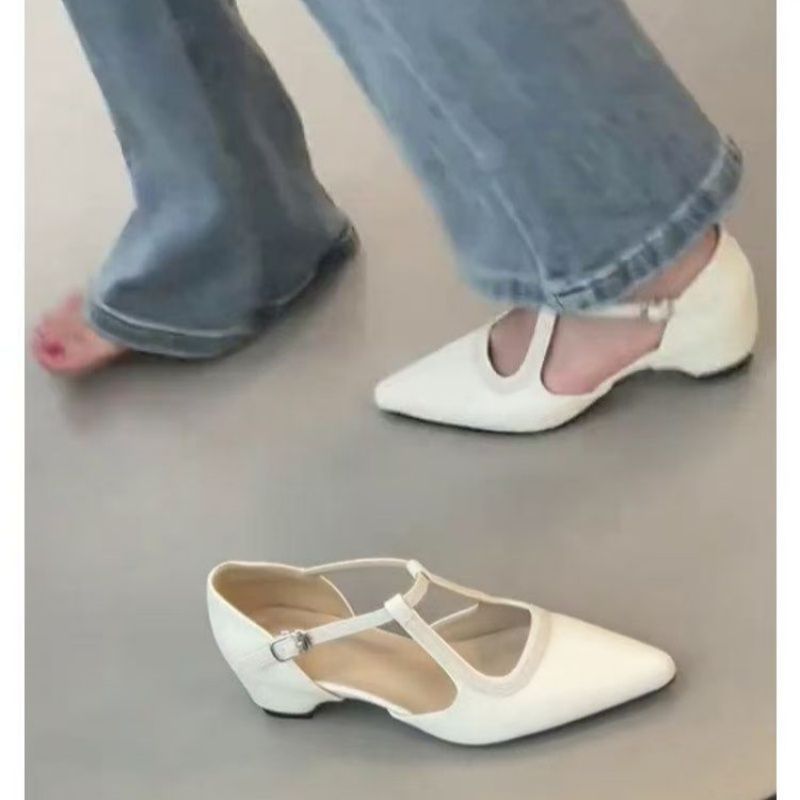 Chaussures Mary Jane élégantes à talons pour femmes avec lanières R&B