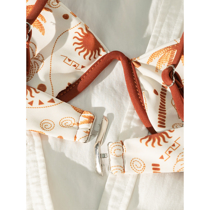Bikini Push-Up pour femmes avec design floral R&B