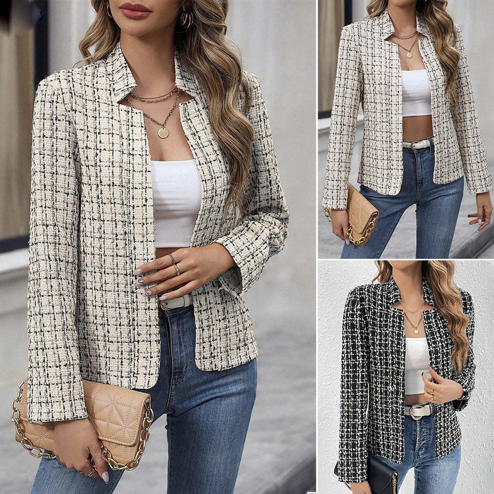 Veste en Tweed Femme Tendance