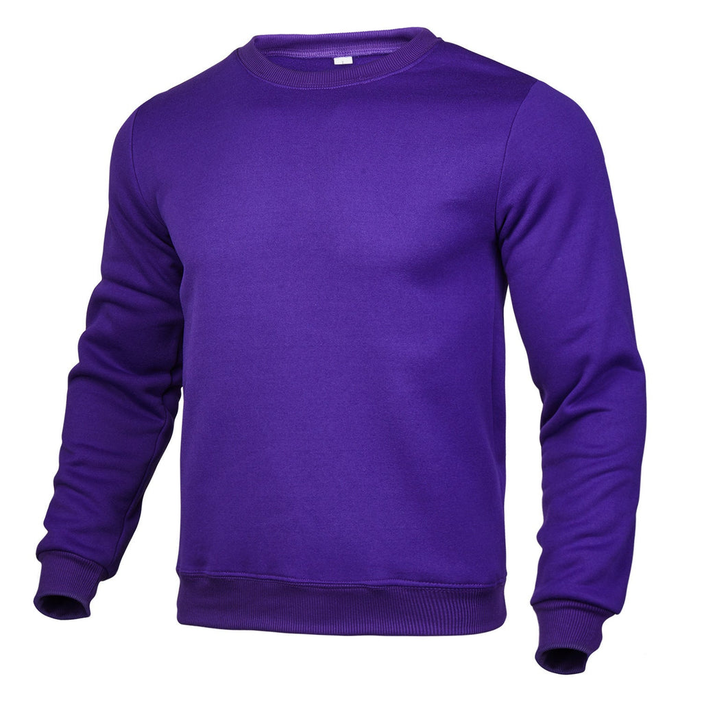 Sweat-shirt classique à col rond pour hommes avec intérieur en polaire douce, ourlet côtelé et coutures renforcées Echo Archiv