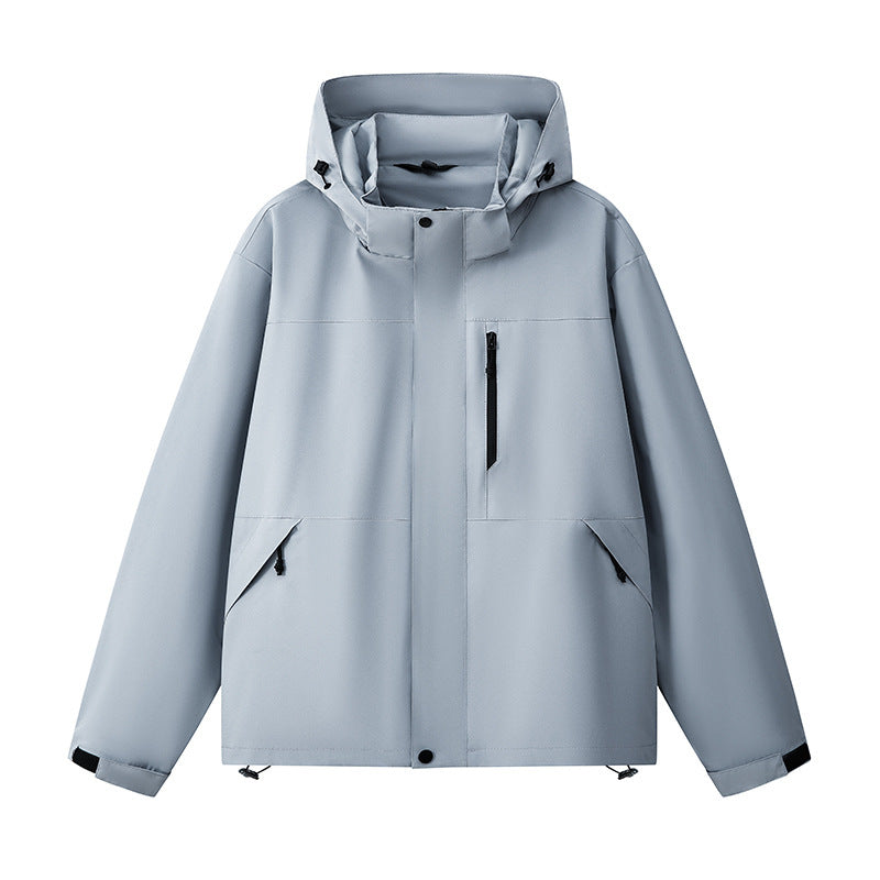 Veste de plein air ultralégère et imperméable pour hommes