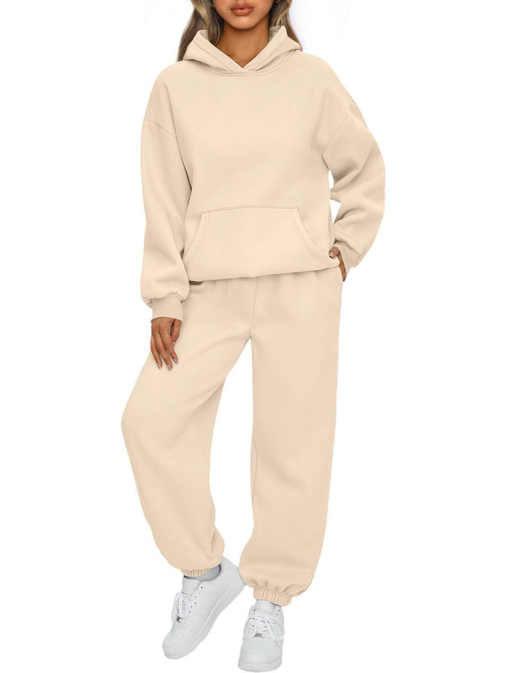 Ensemble de jogging lounge confortable pour femmes avec hoodie oversize et pantalon de jogging taille haute Echo Archiv
