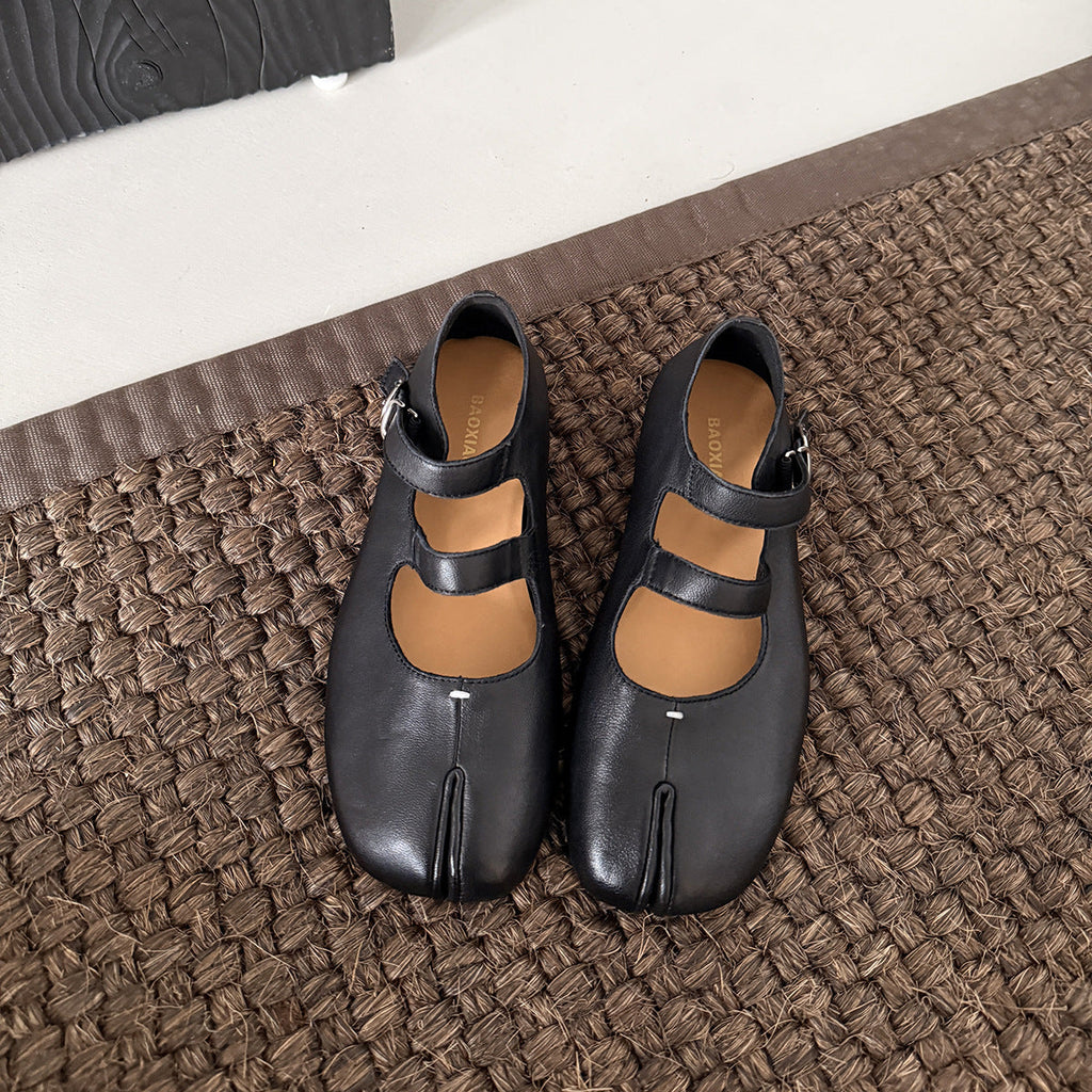 Ballerines Élégantes pour Femmes avec Bride à la Mode et Semelle Intérieure Confortable R&B
