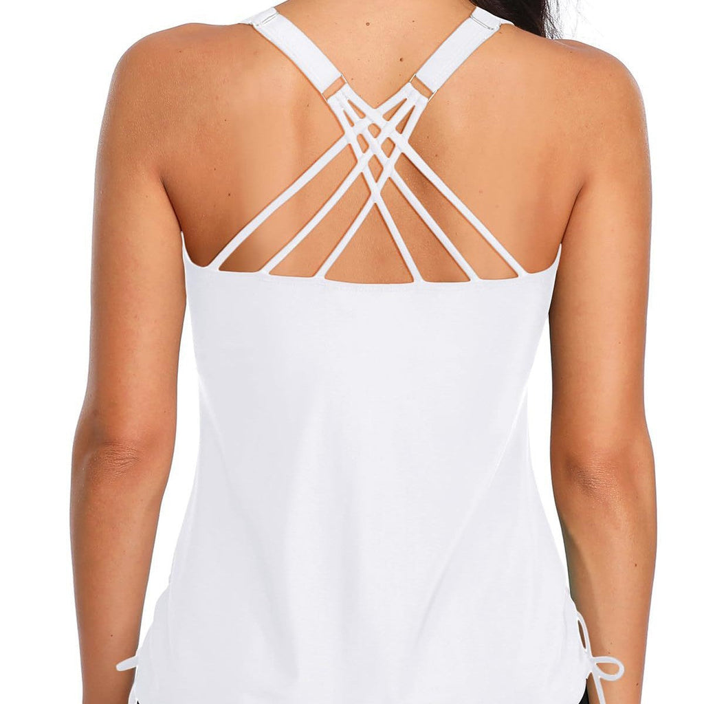 Haut de Tankini Sportif Femme R&B