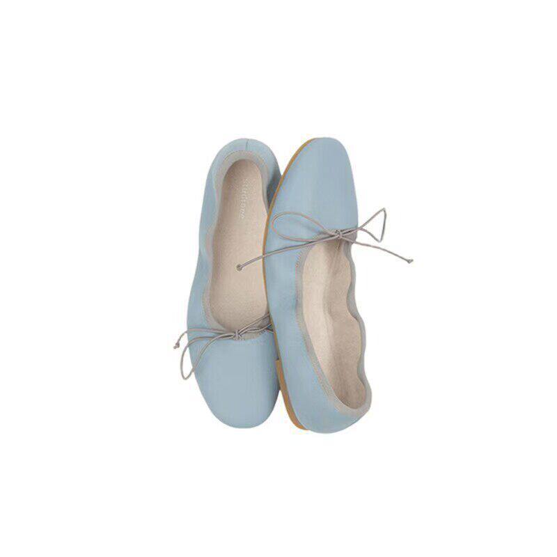 Ballerines pour femmes avec construction de sangle élastique et semelle intérieure confortable R&B
